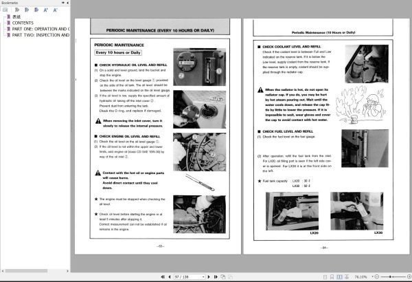 Hitachi Wheel Loader LX30 Operation Manual EM40A 1 2 1