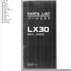 Hitachi Wheel Loader LX30 Part Catalog EN JP