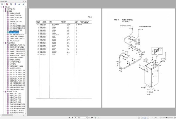 Hitachi Wheel Loader LX300 7A Parts Catalog PW 682GH EN JP 1