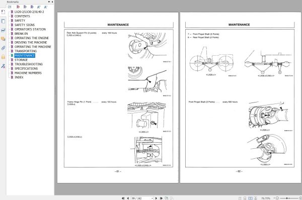 Hitachi Wheel Loader LX40 2 Operators Manual EM40K 1 1 1