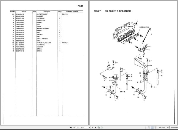 Hitachi Wheel Loader LX450 7 Parts Catalog PW 692AH EN JP 1