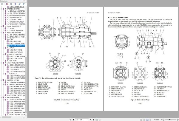 Hitachi Wheel Loader LX450 7 Technical Manual KM TL457E 00 1