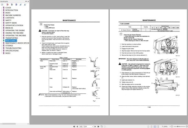 Hitachi Wheel Loader LX70 5 Operators Manual 1