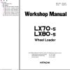Hitachi Wheel Loader LX70 5 Workshop Manual W487E 00