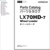 Hitachi Wheel Loader LX70HD 7 Parts Catalog PW 63YAH EN JP