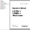 Hitachi Wheel Loader LX80 7 Operators Manual OW 619BEH