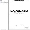 Hitachi Wheel Loader LX80 Operation Manual EM41C 1 2