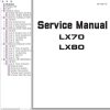 Hitachi Wheel Loader LX80 Service Manual