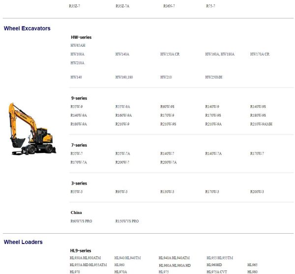 Hyundai Heavy Equipment Service Manual PDF Updated 05.2024 Offline 2