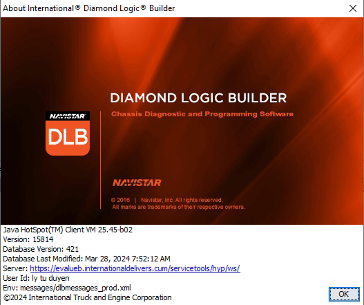 International Diamond Logic Builder IDLB 03.2024 Diagnostic Truck Vehicle 1 1