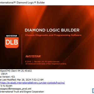International Diamond Logic Builder IDLB 03.2024 Diagnostic Truck Vehicle 1