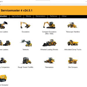 JCB ServiceMaster4 v24.5.1 Updated 05.2024 Diagnostic Tool Software 1 1