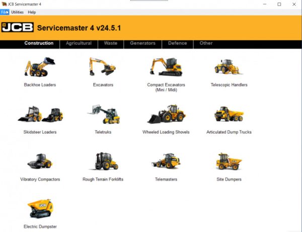 JCB ServiceMaster4 v24.5.1 Updated 05.2024 Diagnostic Tool Software 1 1