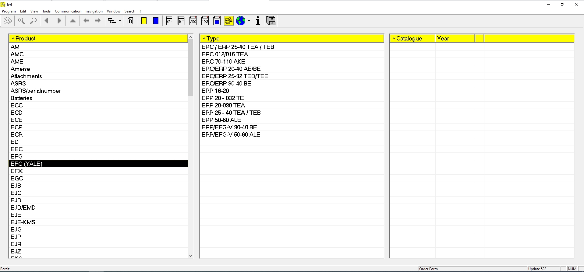 JUNGHEINRICH JETI ForkLift ET v4.37 Updated 522 06.2024 Spare Parts Catalog 10