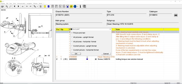 JUNGHEINRICH JETI ForkLift ET v4.37 Updated 522 06.2024 Spare Parts Catalog 5
