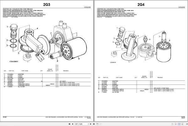 John Deere Engine 4039 Parts Catalog PC3191 1
