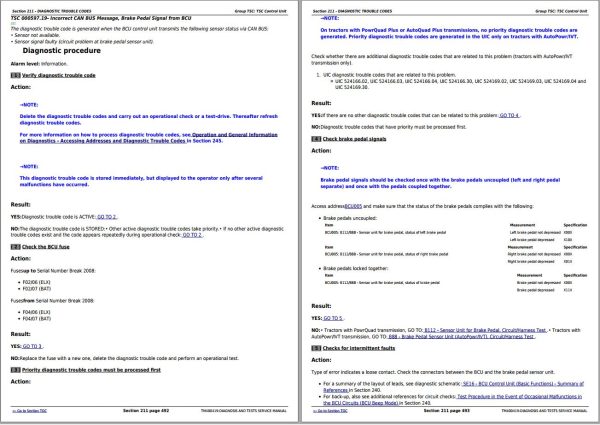 John Deere Tractor 6130 to 6930 Diagnostic Test Service Manual TM400419 2