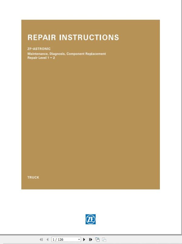 Liebherr Crane LTM 1055 3.1 Automatic Transmission Repair Manual 1