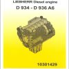 Liebherr Crane LTM 1055 3.1 Engine Operating and Workshop Manual