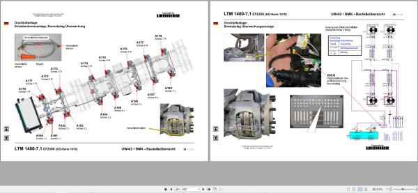 Liebherr Crane LTM 1400 7.1 Diagrams and Service Manual 1