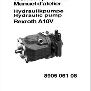 Liebherr Crane LTM 1400 7.1 Pump Workshop and Operation Manual 2