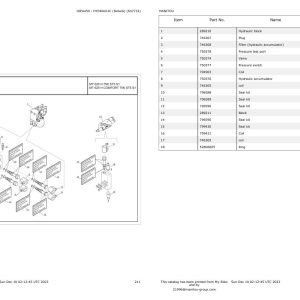 Manitou Telehandlers MT 625 H COMFORT 75K ST5 S1 Parts Catalog 647732EN 2