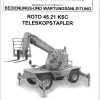 Merlo Roto KSC R45.19 R45.21 R50.16 Service Manuals Schematics 2024 2