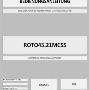 Merlo Roto MCSS R40.25 R40.26 R40.30 R45.19 R45.21 R50.16 R60.24 Service Manuals Schematics 2024