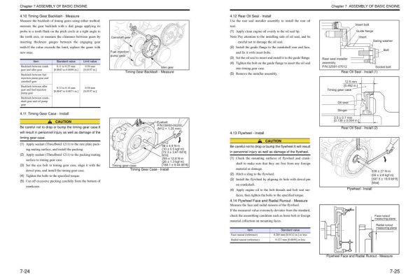 Mitsubishi Diesel Engine S12A2 Service Manual 99269 20170 1