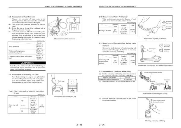 Mitsubishi Diesel Engine S16R Series Workshop Manual 99249 36130 2