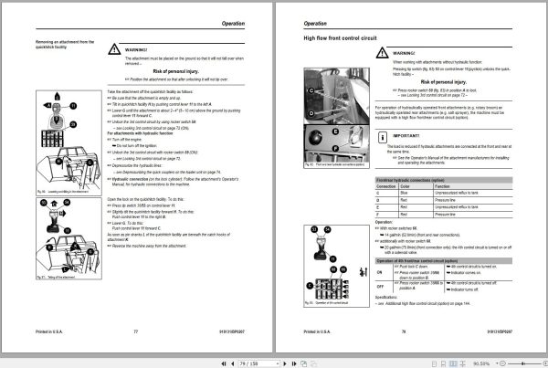 Mustang All Wheel Steer Loader ML28 Operator Manual 918131B 1