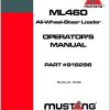 Mustang All Wheel Steer Loader ML460 Operator Manual 918296B
