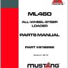 Mustang All Wheel Steer Loader ML460 Parts Manual 918295C