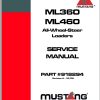 Mustang All Wheel Steer Loaders ML360 ML460 Service Manual 918294A