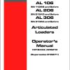 Mustang Articulated Loader AL106 AL206 AL306 Operator Manual 918443A