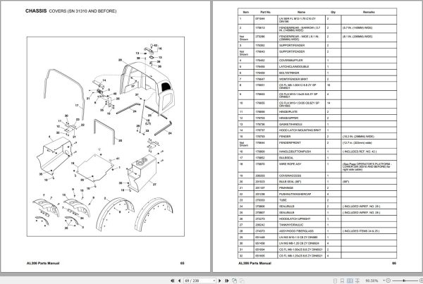 Mustang Articulated Loader AL306 Parts Manual 1