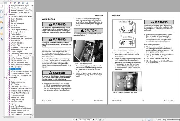 Mustang Compact Track Loader 1850RT 2150RT 2550RT Operator Manual 50940611D 1