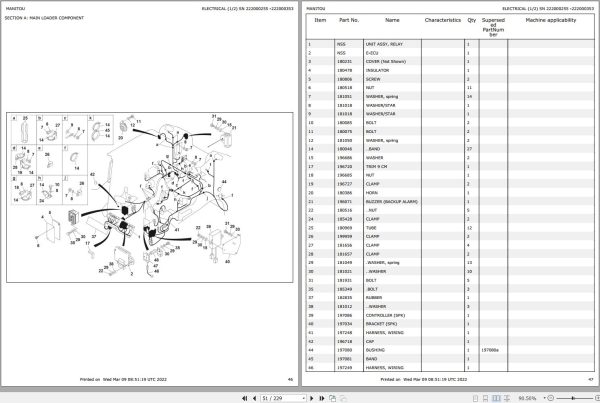 Mustang Compact Track Loader MTL312 Parts Manual 917317 1