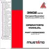 Mustang Excavator 350Z NXT2 Operator Manual 50940260C
