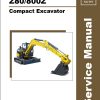 Mustang Excavator 800Z GEHL Z80 Service Manual