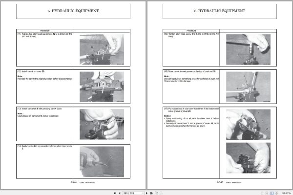 Mustang Excavator 800Z GEHL Z80 Service Manual 1