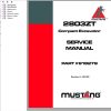 Mustang Excavator ME2803ZT Service Manual 918279A