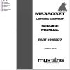 Mustang Excavator ME3803ZT Service Manual 918207A