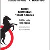 Mustang Skid Steer Loader 1350R Parts Manual 50940343E