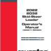 Mustang Skid Steer Loader 2022 2032 Operator Manual 908271B