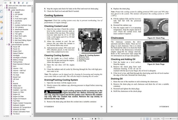 Mustang Skid Steer Loader 2026 2041 Operator Manual 917335E 1