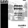 Mustang Skid Steer Loader 2040 2050 Service Manual 001 49966