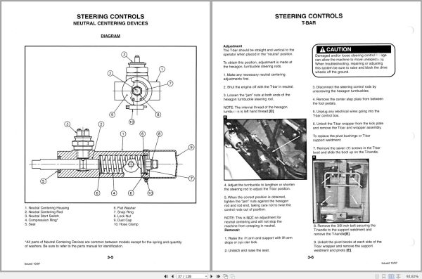 Mustang Skid Steer Loader 2040 2050 Service Manual 001 49966 1
