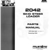 Mustang Skid Steer Loader 2042 Parts Manual 008 12996B