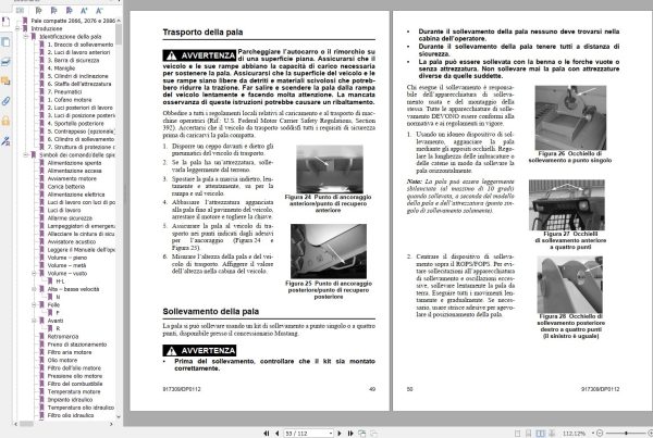 Mustang Skid Steer Loader 2066 2076 2086 Operator Manual 1